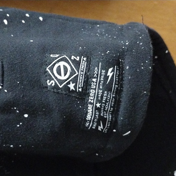 SQUARE ZERO AMAZING BLACK DETAILED SWEAT SHIRT SZ XL - Picture 7 of 15